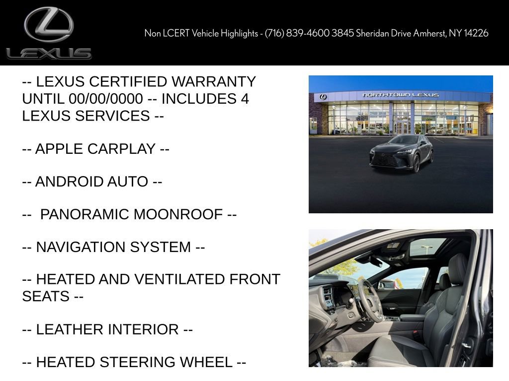 Certified 2025 Lexus RX 350 Premium image 6