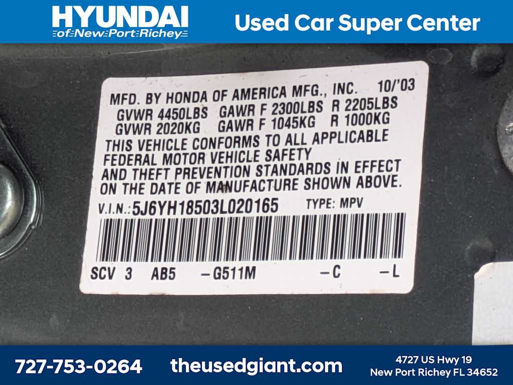 Used 2003 Honda Element EX image 28