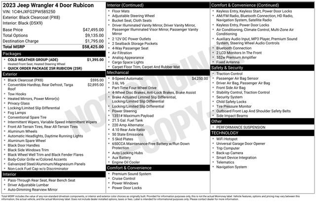 Used 2023 Jeep Wrangler Unlimited Rubicon w/ Cold Weather Group image 23