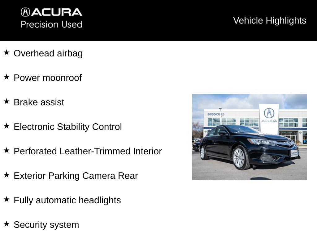 Certified 2018 Acura ILX w/ Premium Package image 13