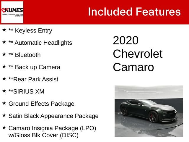 Used 2020 Chevrolet Camaro SS RWD image 5