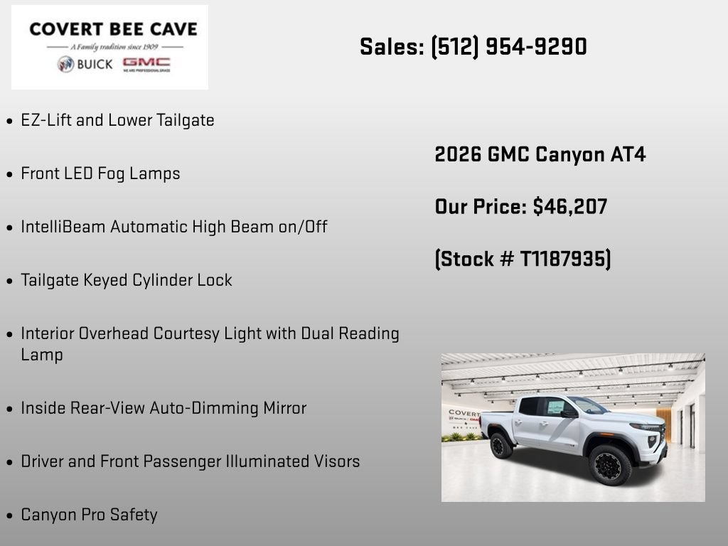 New 2026 GMC Canyon AT4 AWD/4WD image 30