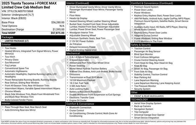 Used 2025 Toyota Tacoma Limited image 10