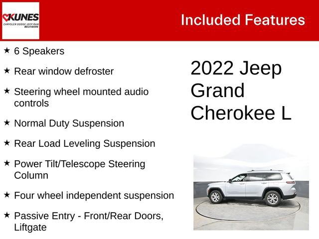 Used 2022 Jeep Grand Cherokee L Limited w/ Luxury Tech Group II image 4