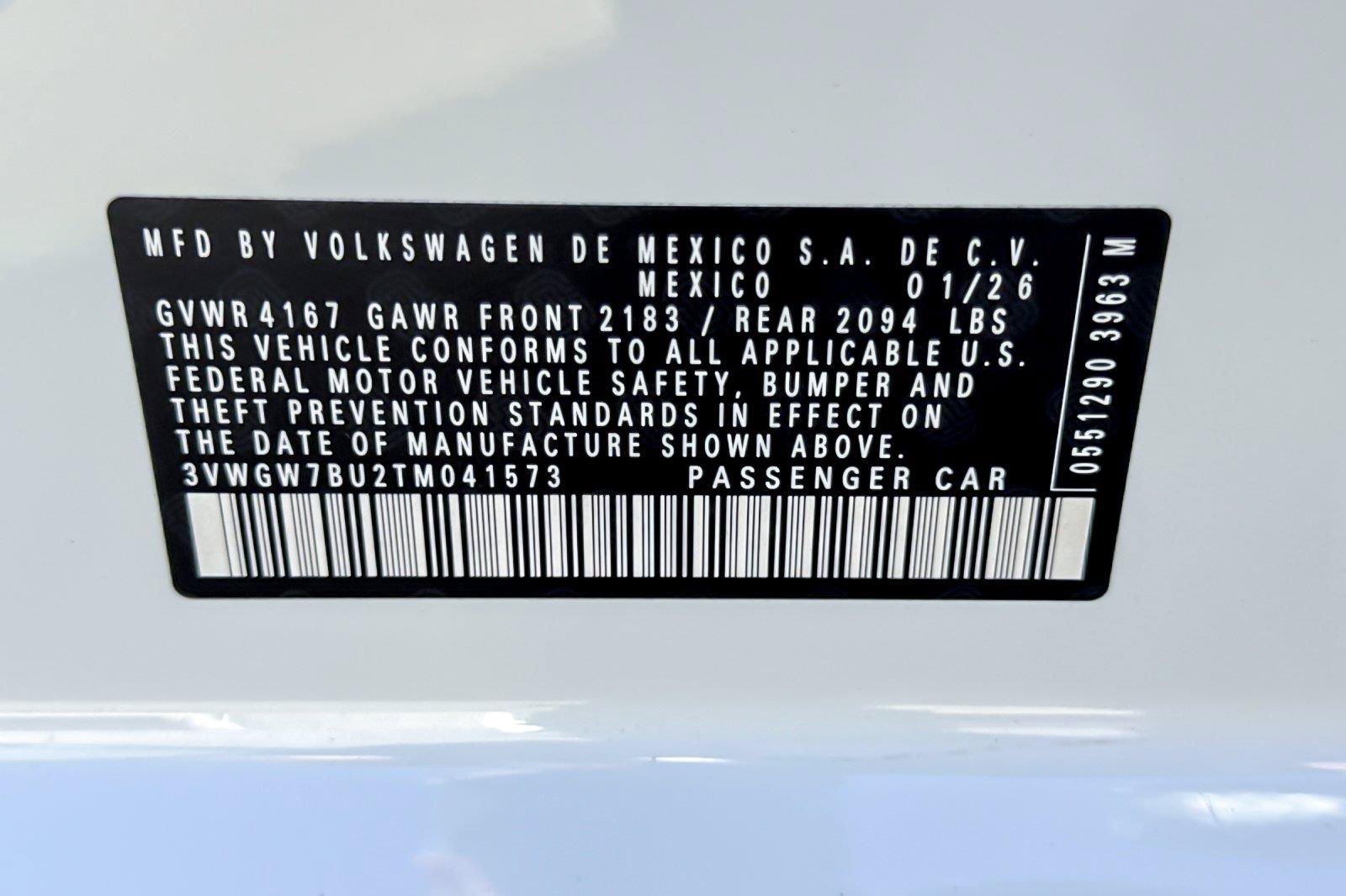 New 2026 Volkswagen Jetta SEL FWD image 26
