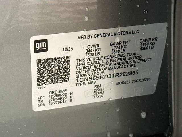 New 2026 Chevrolet Tahoe Premier w/ Sun And Tow Package image 36