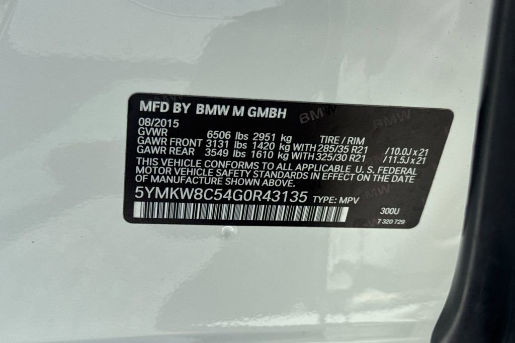 Used 2016 BMW X6 M AWD/4WD image 29