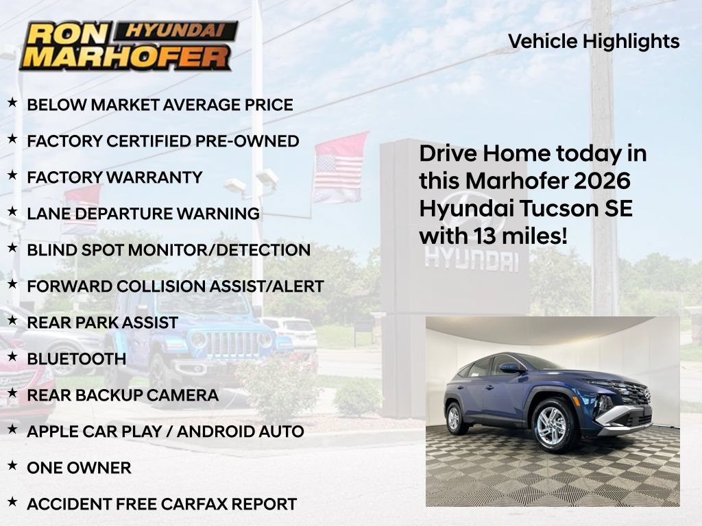 Certified 2026 Hyundai Tucson SE FWD image 15
