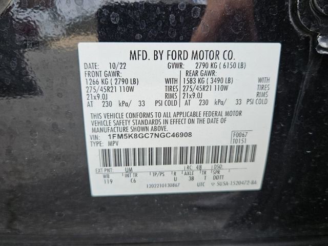 Used 2022 Ford Explorer ST w/ Equipment Group 401A image 16