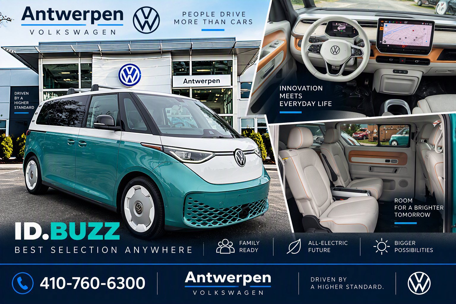 Used 2025 Volkswagen ID. Buzz 1st Edition AWD/4WD image 1
