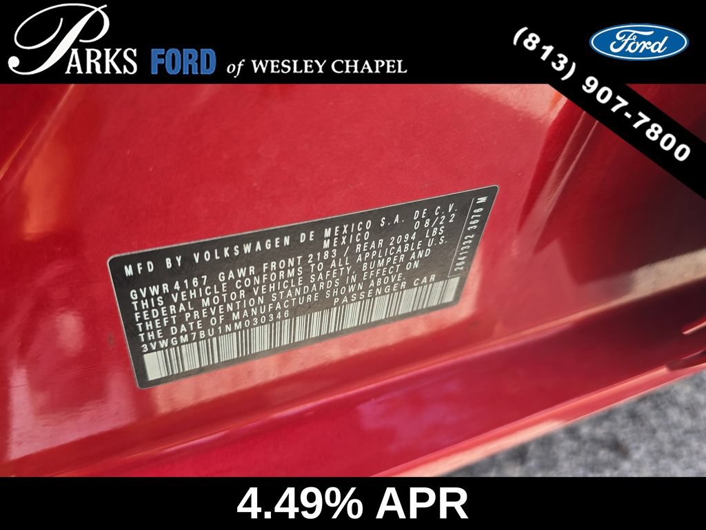 Used 2022 Volkswagen Jetta SEL FWD image 33
