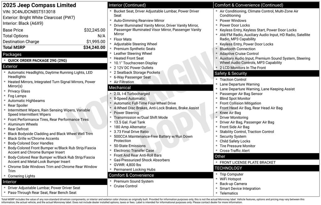 Used 2025 Jeep Compass Limited image 23