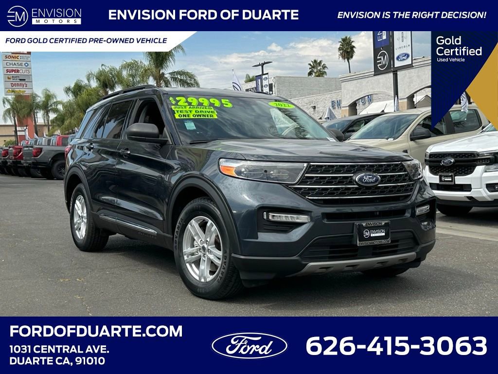 Certified 2022 Ford Explorer XLT w/ Equipment Group 202A