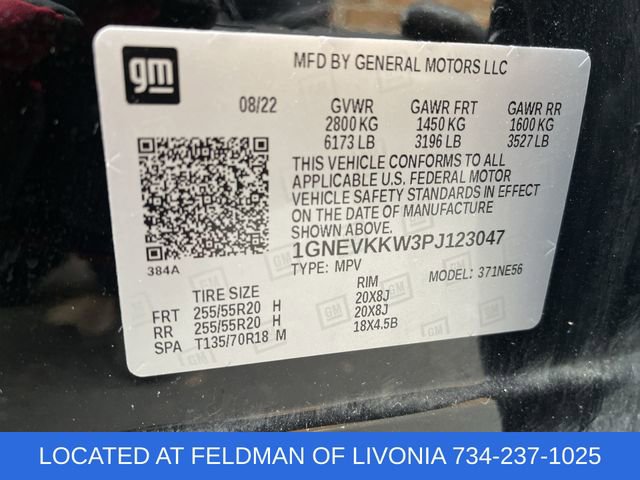 Certified 2023 Chevrolet Traverse Premier w/ LPO, Floor Liner Package image 35