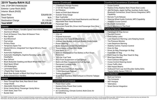 Used 2019 Toyota RAV4 XLE image 31