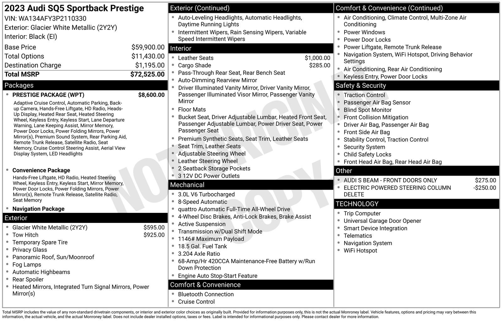 Used 2023 Audi SQ5 Prestige w/ Prestige Package image 30