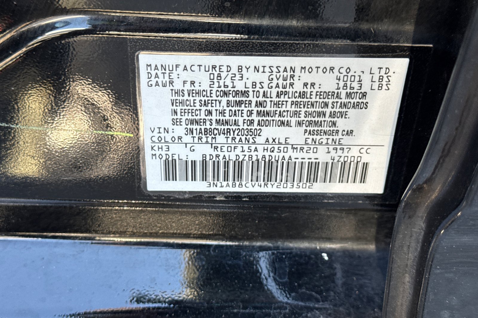 Used 2024 Nissan Sentra SV w/ All-Weather Package FWD image 27