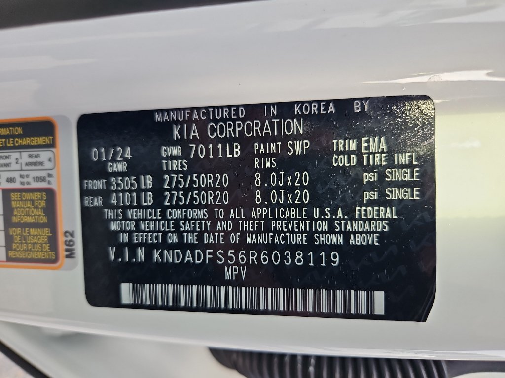 Used 2024 Kia EV9 Land AWD/4WD image 28