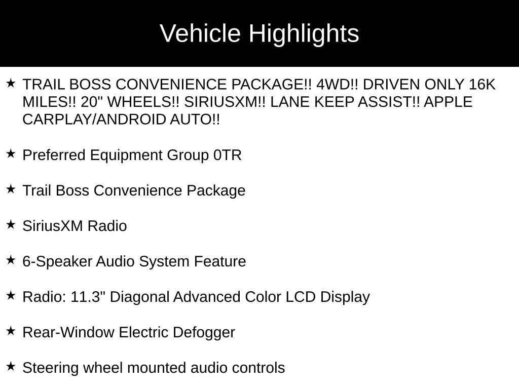 Used 2024 Chevrolet Colorado Trail Boss image 35
