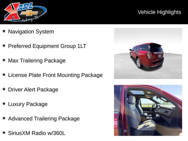 Used 2023 Chevrolet Suburban LT w/ Luxury Package AWD/4WD image 2