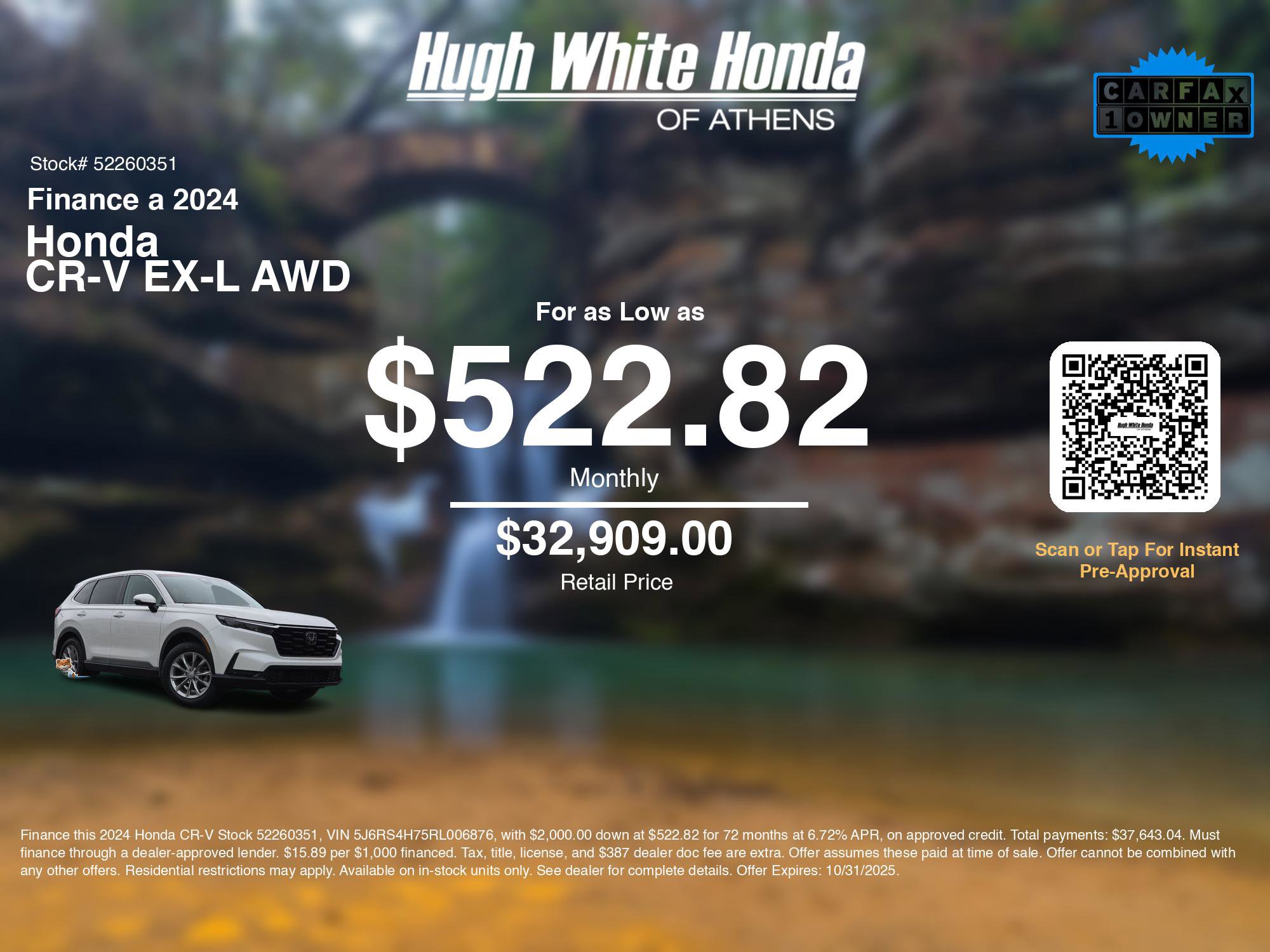 Used 2024 Honda CR-V EX-L image 3