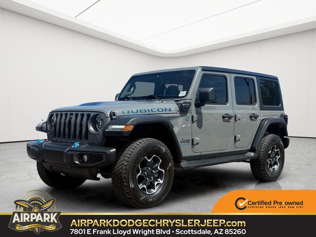 Certified 2023 Jeep Wrangler Unlimited Rubicon 4xe image 1