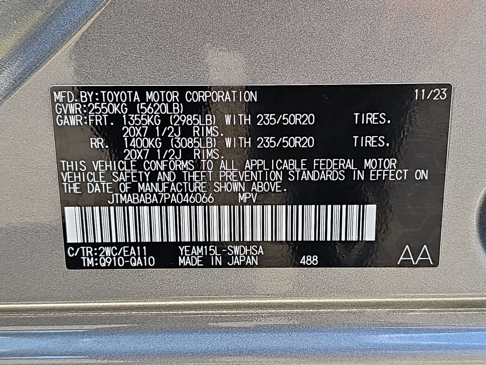 Certified 2023 Subaru Solterra AWD image 38