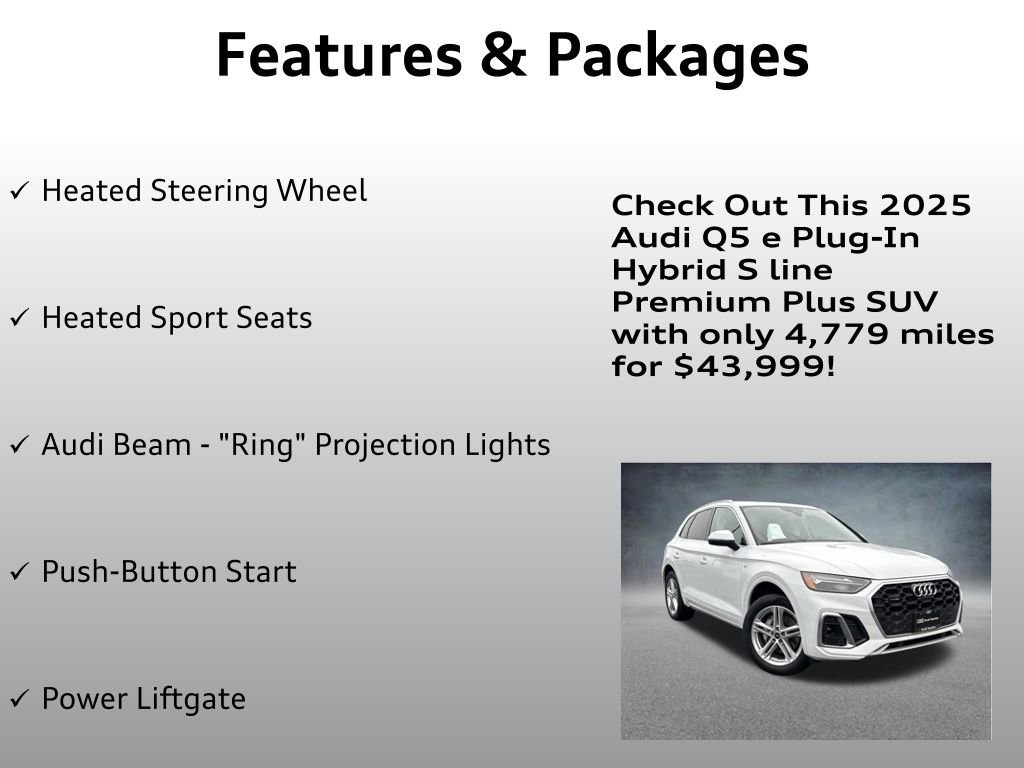 Used 2025 Audi Q5 e Premium Plus w/ Premium Plus Package image 12