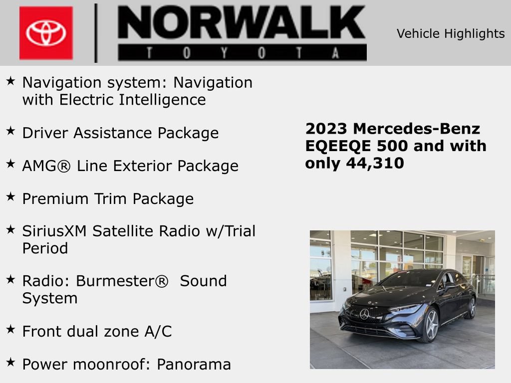 Used 2023 Mercedes-Benz EQE 500 4MATIC Sedan image 10