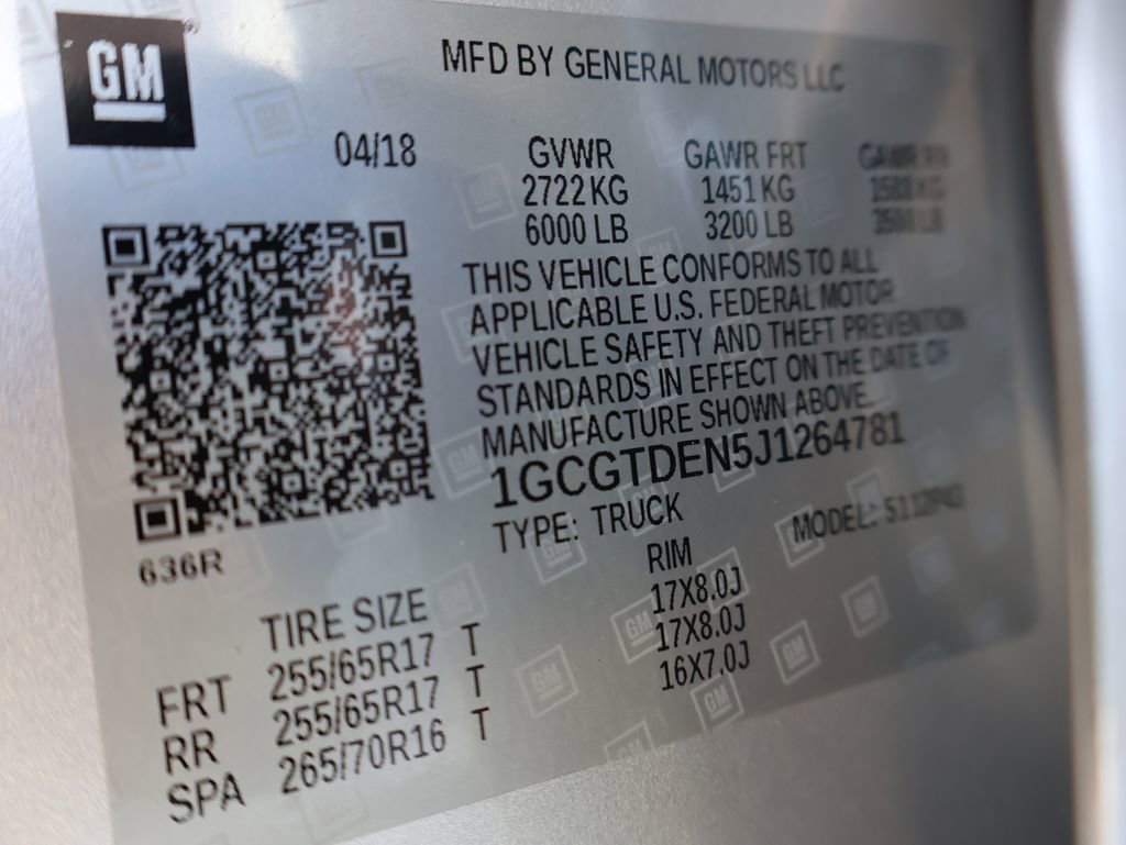 Used 2018 Chevrolet Colorado Z71 image 41