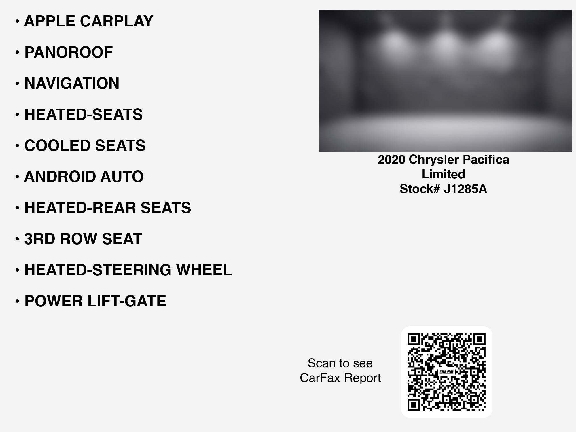 Used 2020 Chrysler Pacifica Limited FWD image 7