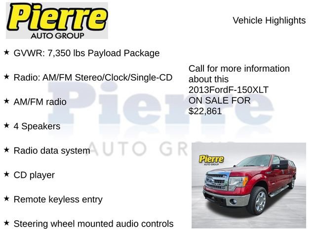 Used 2013 Ford F150 XLT w/ Luxury Equipment Group AWD/4WD image 7