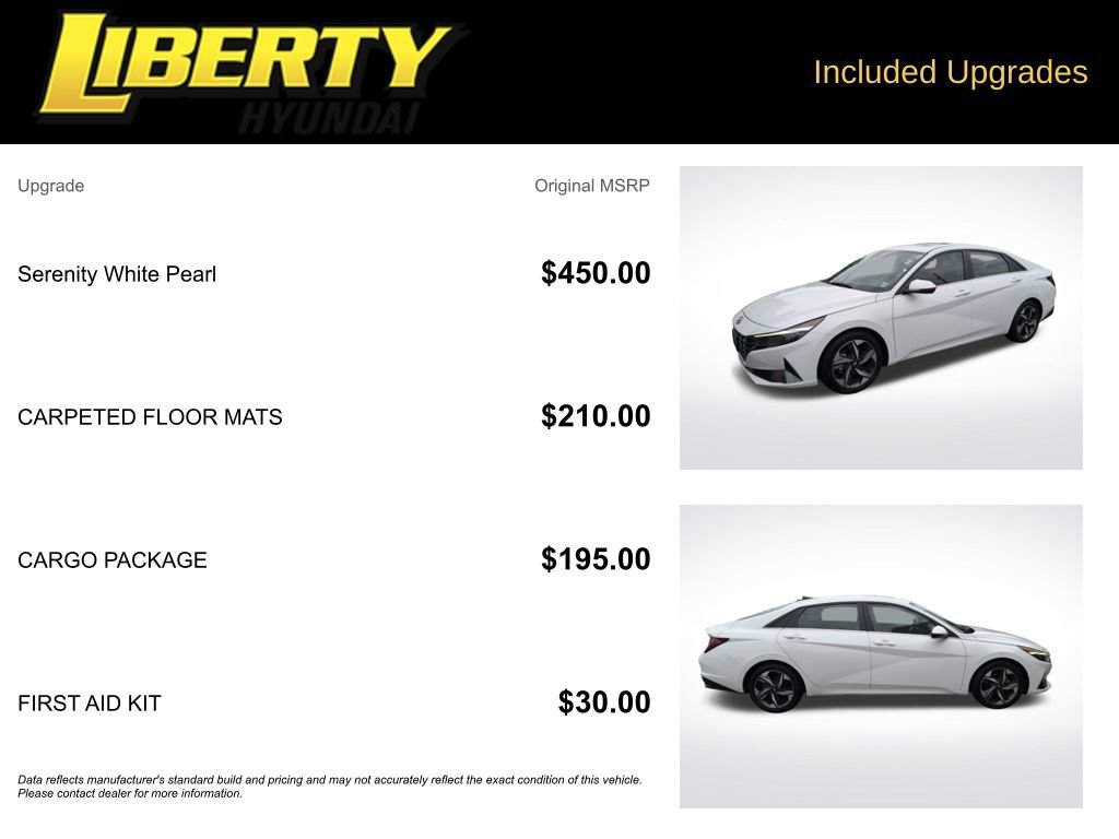 Certified 2023 Hyundai Elantra Limited w/ Cargo Package FWD image 6