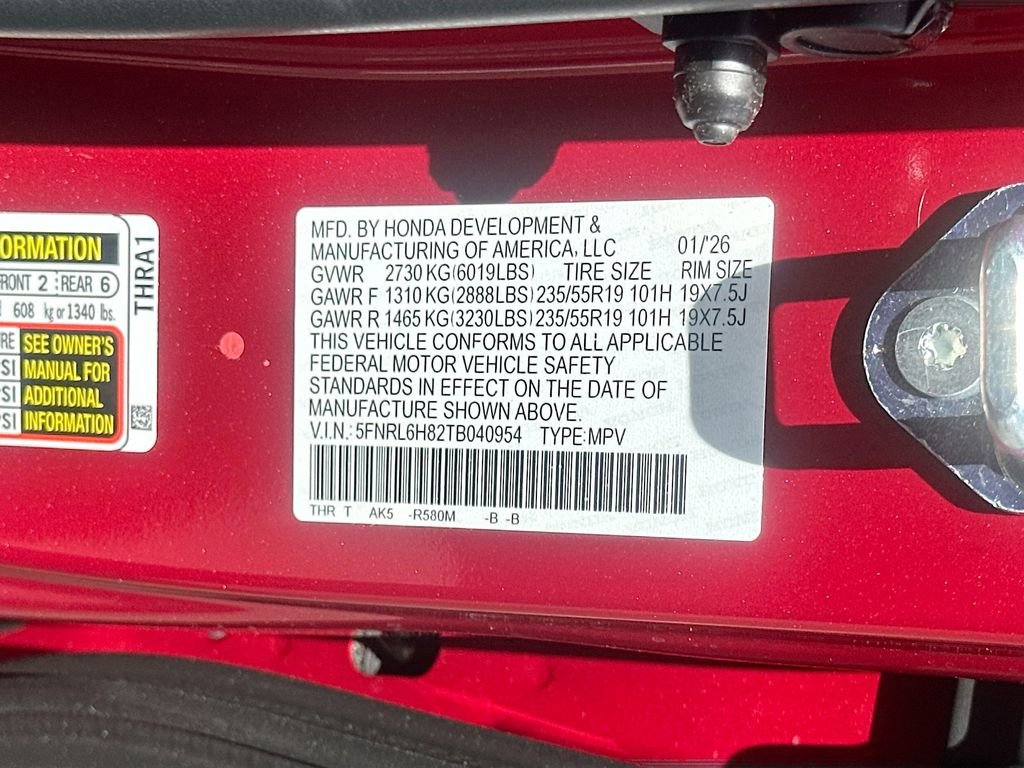 Used 2026 Honda Odyssey Touring image 35