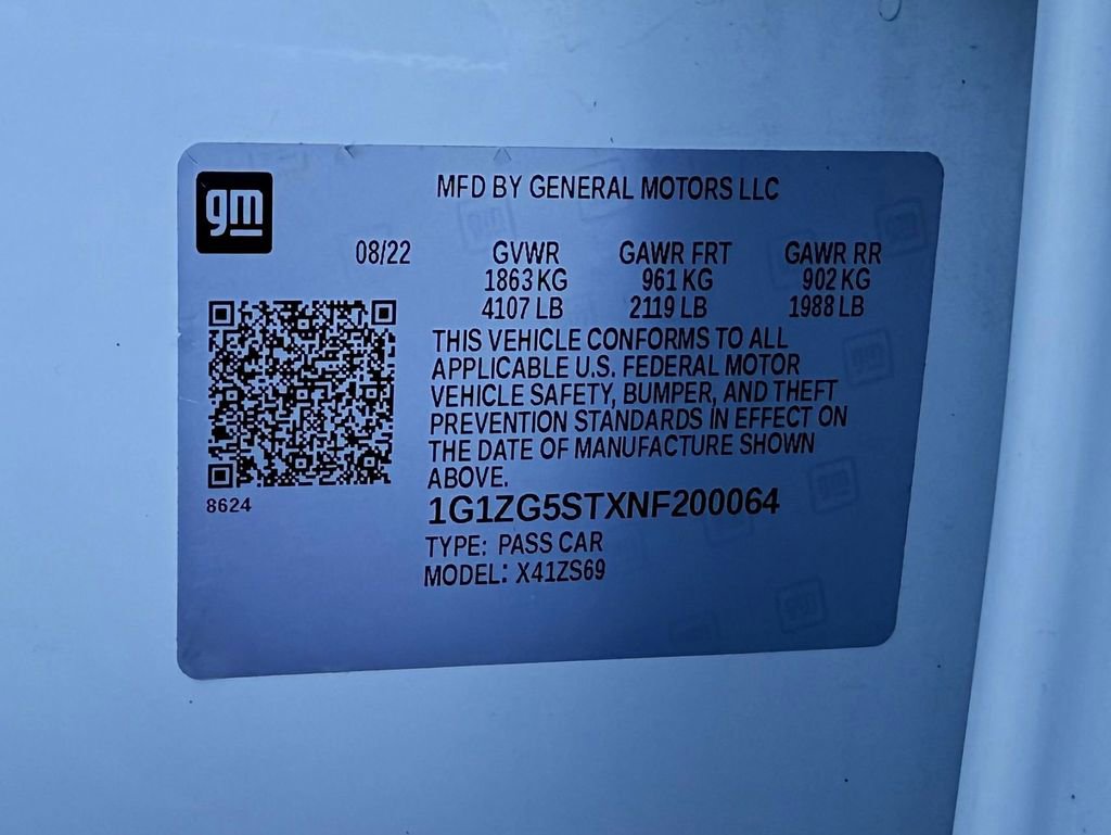 Used 2022 Chevrolet Malibu RS image 32