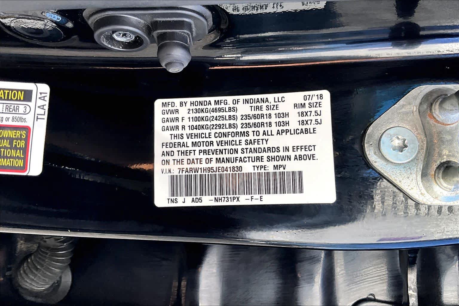 Used 2018 Honda CR-V Touring image 35
