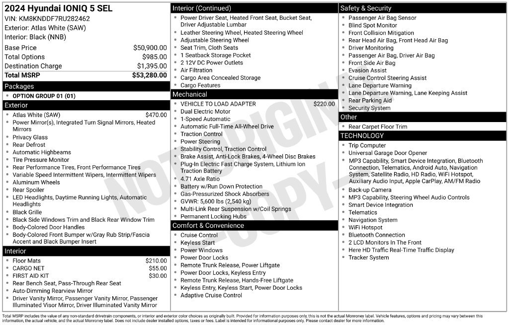 Certified 2024 Hyundai Ioniq 5 SEL AWD/4WD image 31