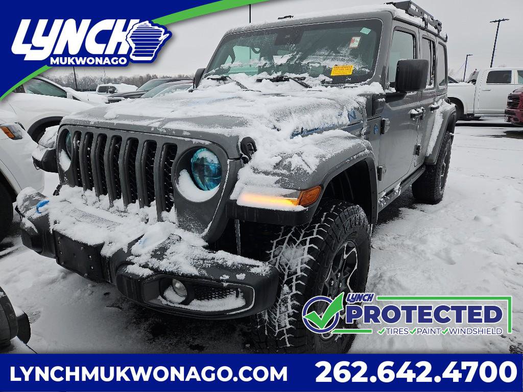 Used 2021 Jeep Wrangler Unlimited Rubicon 4xe w/ Cold Weather Group