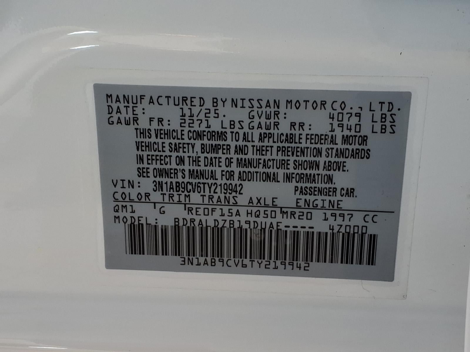 New 2026 Nissan Sentra SV w/ SV Convenience Package FWD image 19