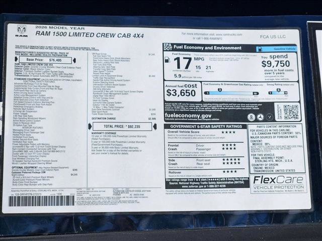 New 2026 RAM 1500 Limited image 17