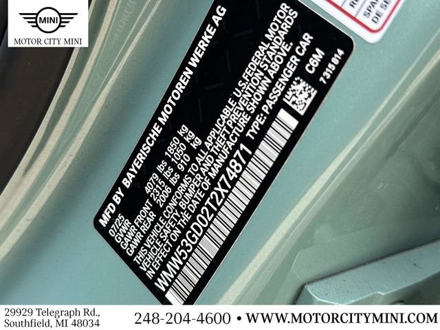 Certified 2026 MINI Cooper S FWD image 21