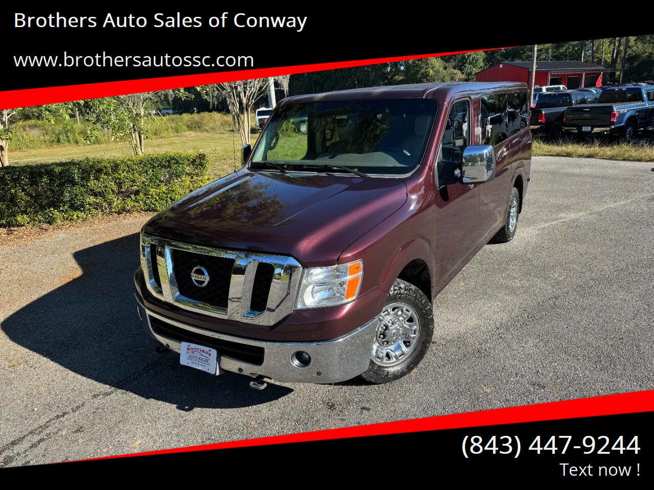 Used 2015 Nissan NV 3500 SL w/ Technology Package
