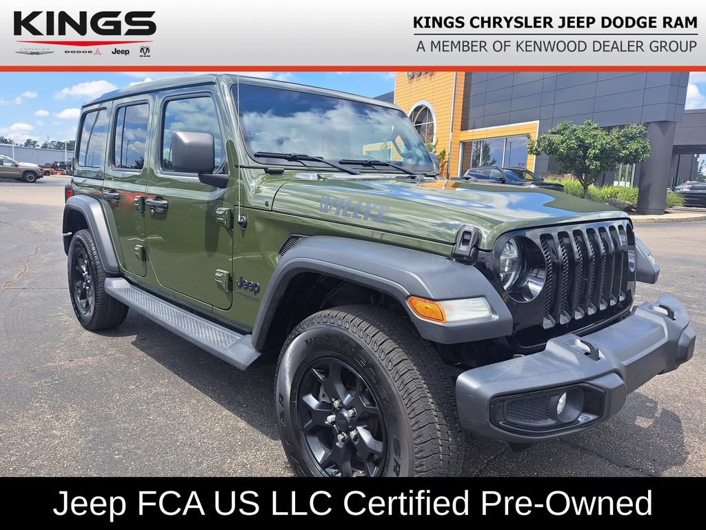 Certified 2021 Jeep Wrangler Unlimited Sport
