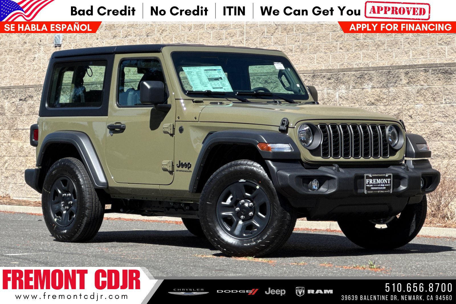 New 2026 Jeep Wrangler Sport AWD/4WD 360° Tour