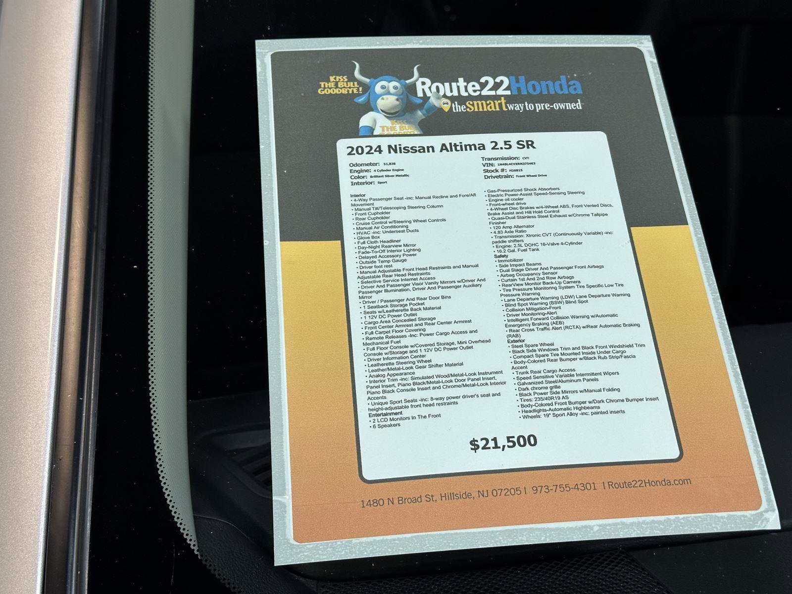 Used 2024 Nissan Altima 2.5 SR image 38