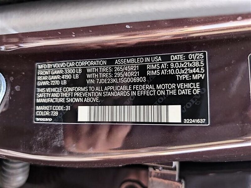 Used 2025 Volvo EX90 Ultra AWD/4WD image 35