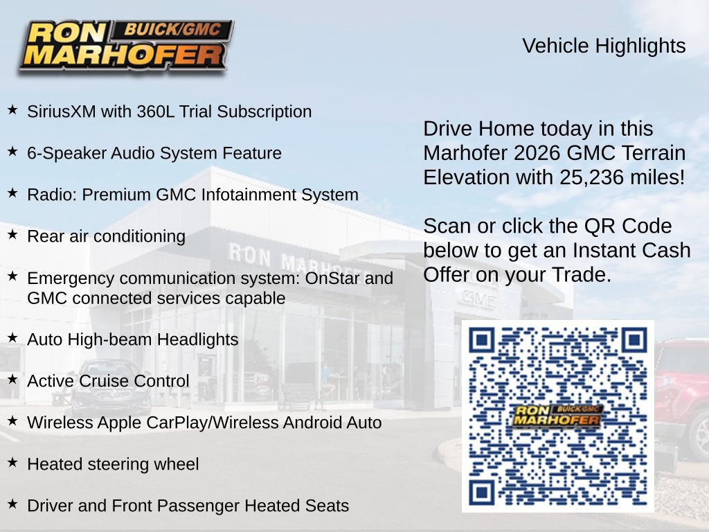 Used 2026 GMC Terrain Elevation AWD/4WD image 14