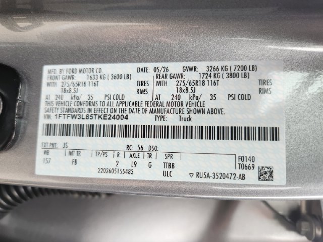 New 2026 Ford F150 XLT w/ FX4 Off-Road Package AWD/4WD image 23