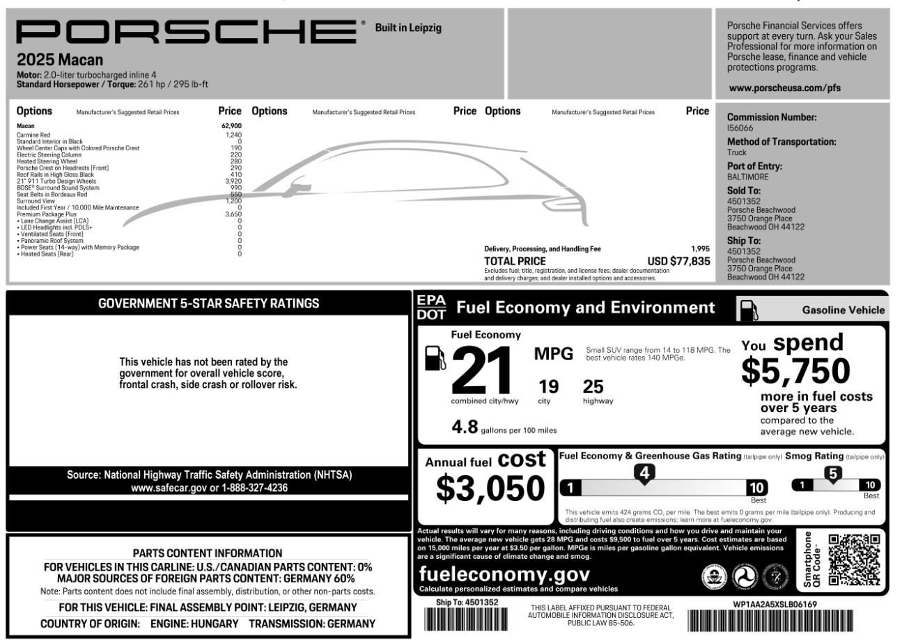 Used 2025 Porsche Macan image 47