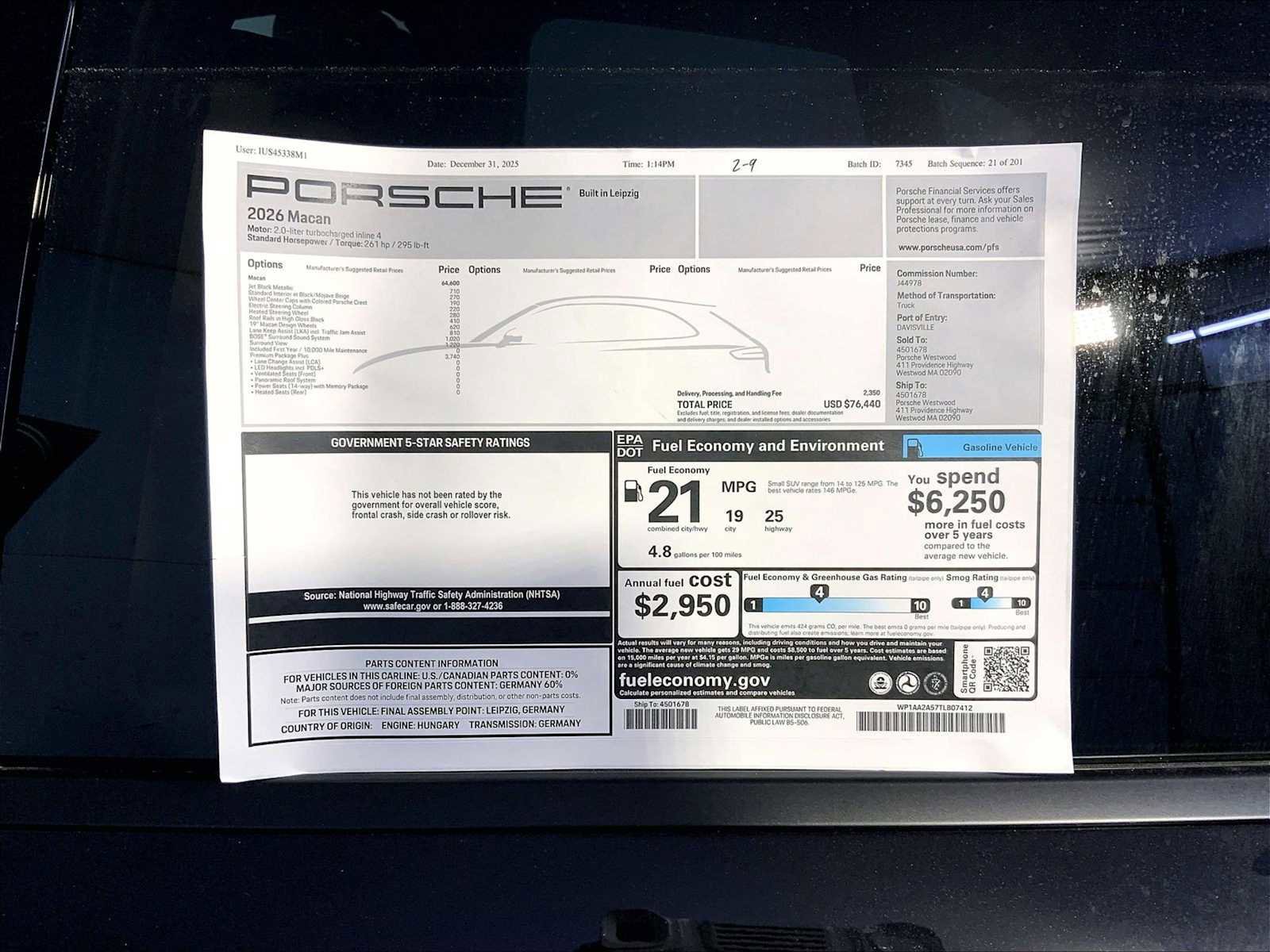 New 2026 Porsche Macan AWD/4WD image 24